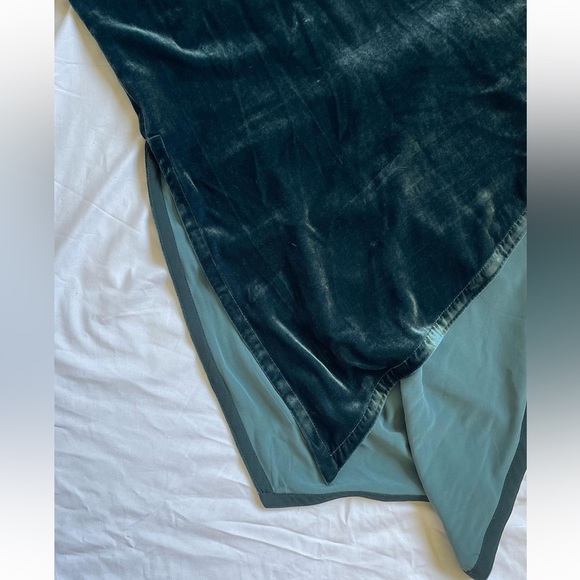 BCBG velvet asymmetric maxi dress - Picture 4 of 4